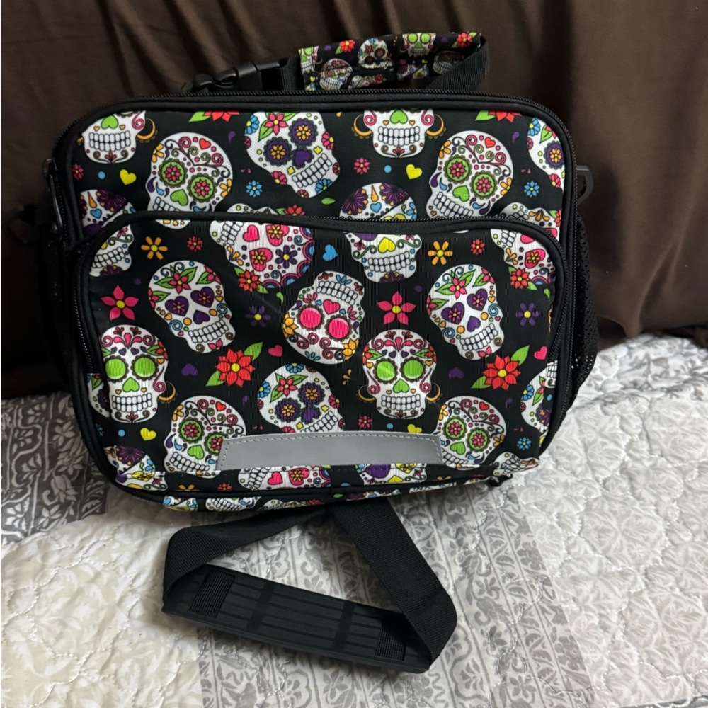 Colorful Skull Print Bag Lunch Bag